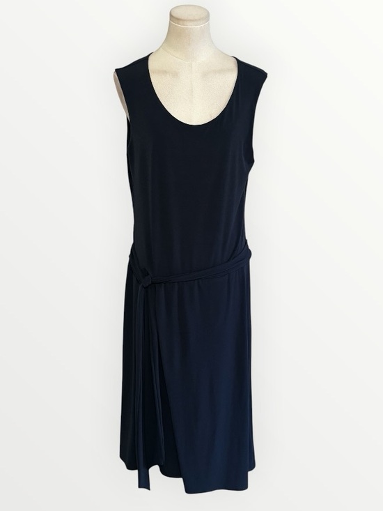 Velvet by Graham & Spencer Dresses & Skirts - VELVET by Graham & Spencer Sleeveless Navy Blue Tie-Waist Midi Dress XL Casual